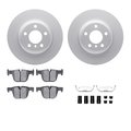 Dynamic Friction Co 4312-31086, Geospec Rotors with 3000 Series Ceramic Brake Pads includes Hardware, Silver 4312-31086